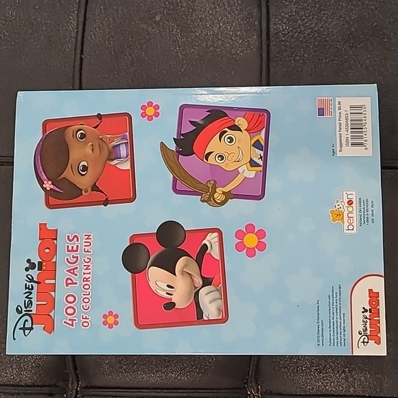 Disney Junior Coloring Book New - Picture 3 of 3